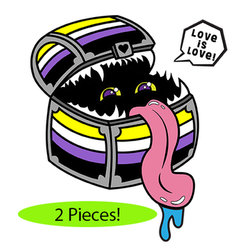 Enamel Mimic 2-Piece Pride Pins