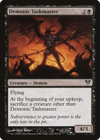 Demonic Taskmaster [Avacyn Restored]