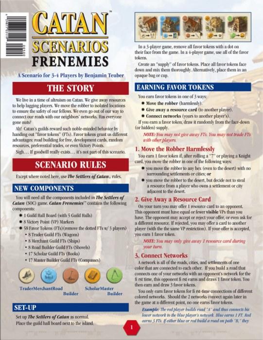 CATAN Scenarios – Frenemies