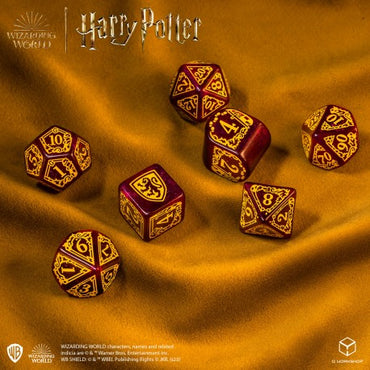 Harry Potter. Gryffindor Modern Dice Set - Red