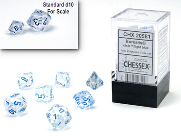 Chessex: 7-Die Mini set Icicle