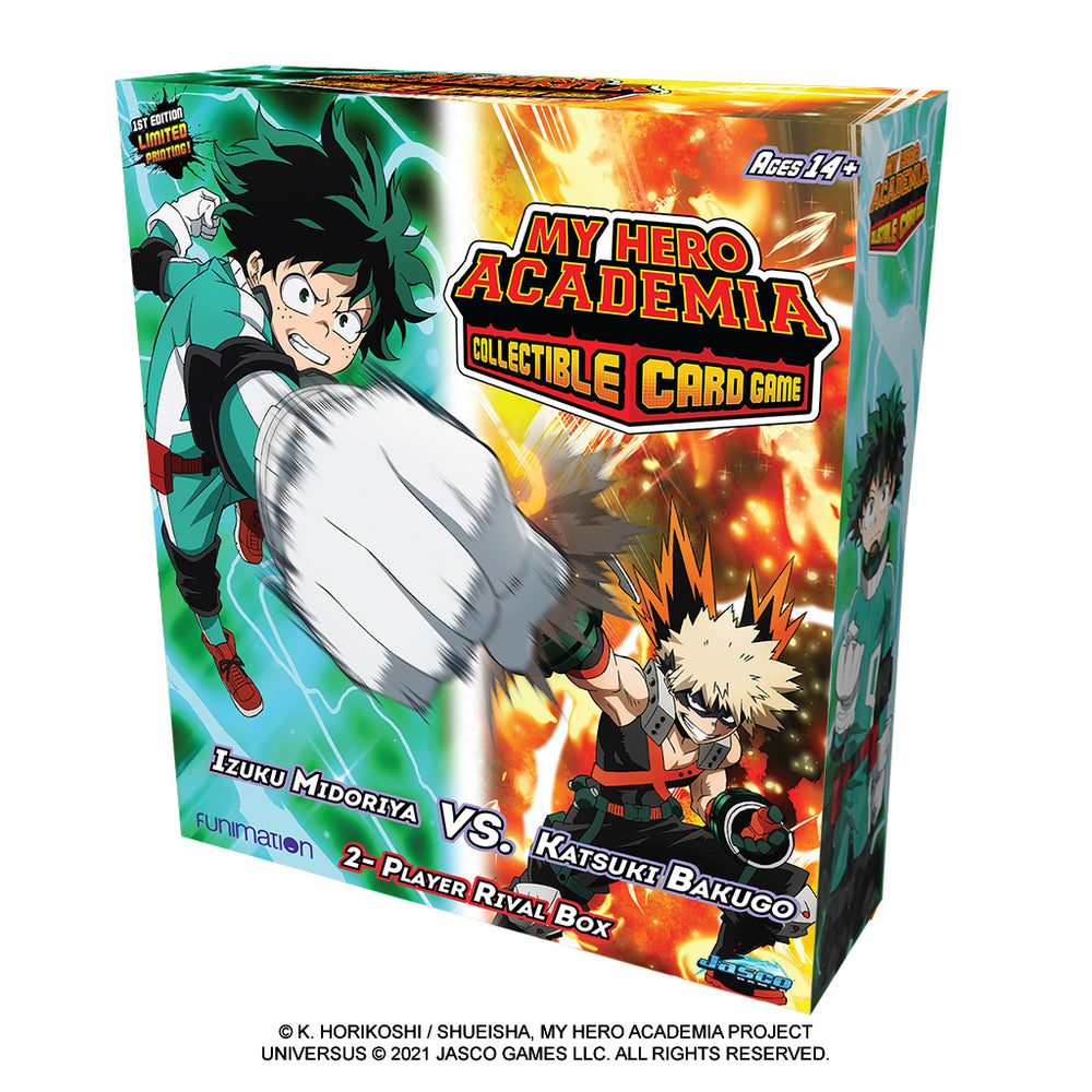 My Hero Academia CCG: Izuku vs Katsuki 2-Player Rival Deck