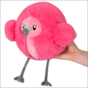 Mini Squishable Fluffy Flamingo