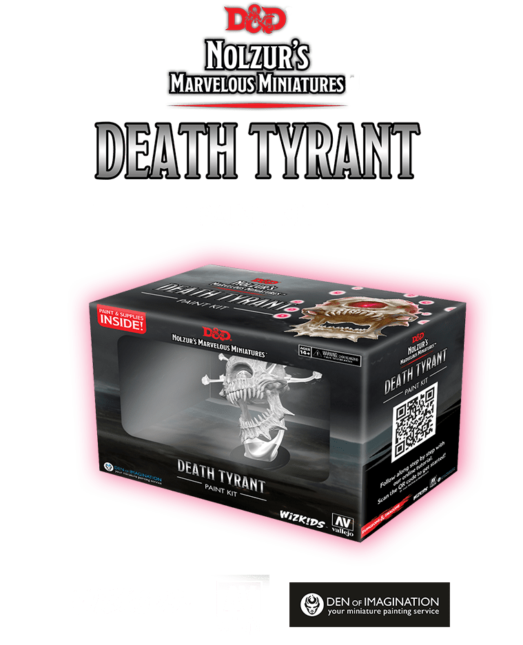 Nolzur’s Marvelous  Miniatures: Paint Night Kit- Death Tyrant