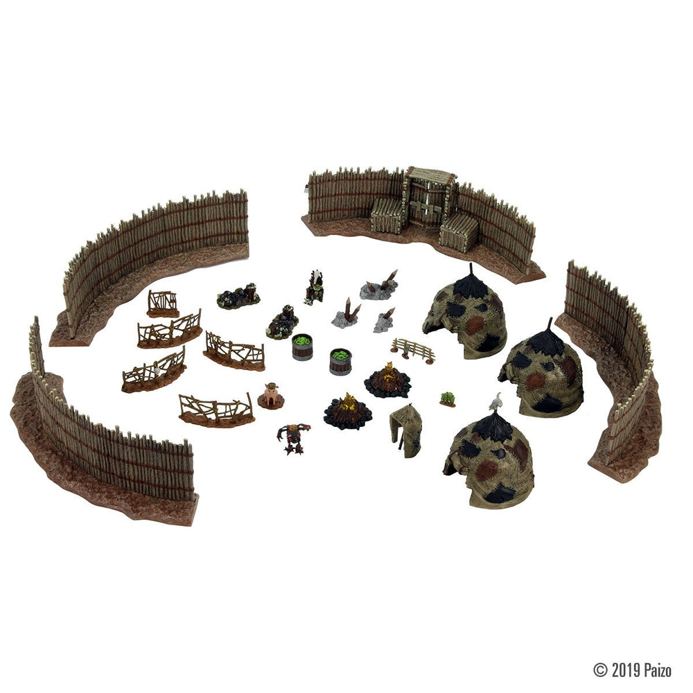 Painted Minis: PF: Goblin Village