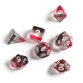 SD: Semi Transparent Resin 7 Dice RPG Set