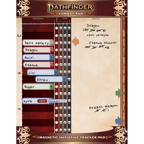 Pathfinder 2e Combat Pad