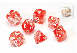 SD: Transparent Resin 7 Dice RPG Set