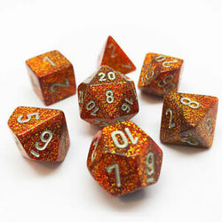 Chessex Glitter Dice 7 RPG Set