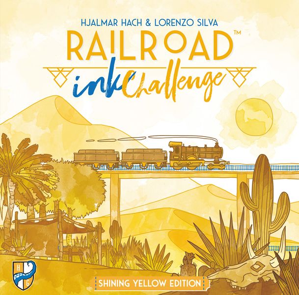 Railroad ink Shining yellow