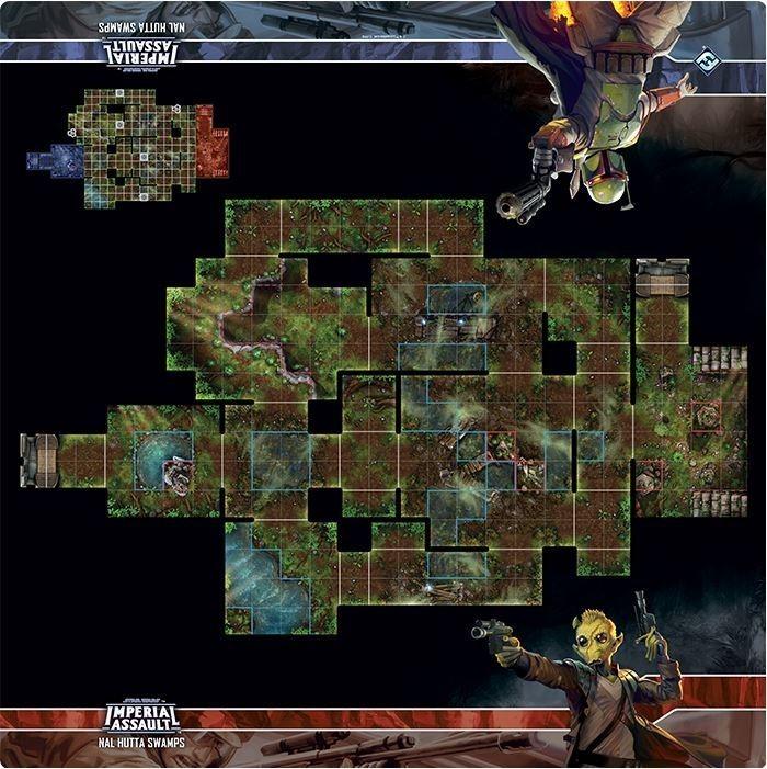 Star Wars Imperial Assault Skirmish Map - Nal Hutta Swamps