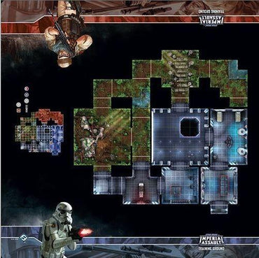 Star Wars Imperial Assault Skirmish Map - Training Ground