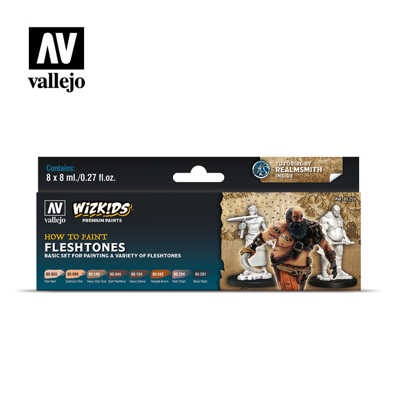 Vallejo Set Fleshtones