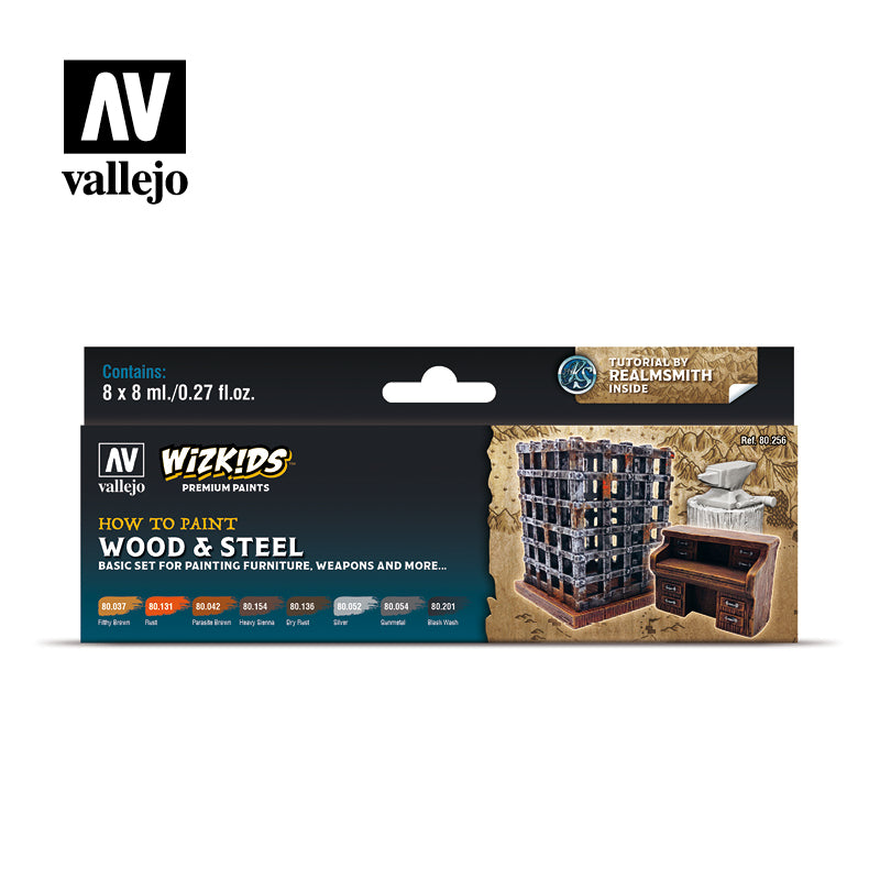Vallejo Set Wood & Steel
