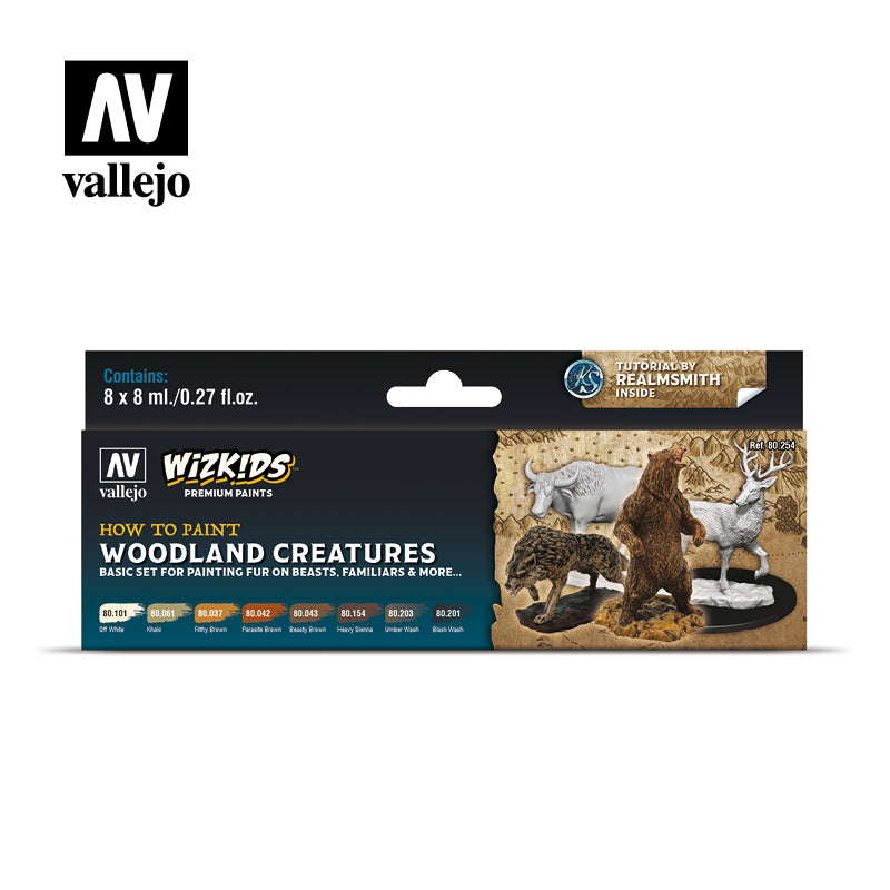 Vallejo Set Woodland Creatures