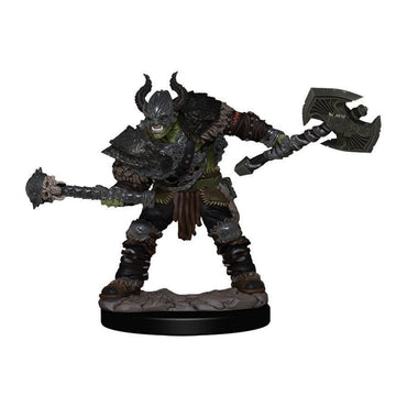 Painted Minis: PF: Barbarian Half-Orc Male
