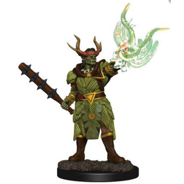 Painted Minis: DD: Half-Orc Druid Male