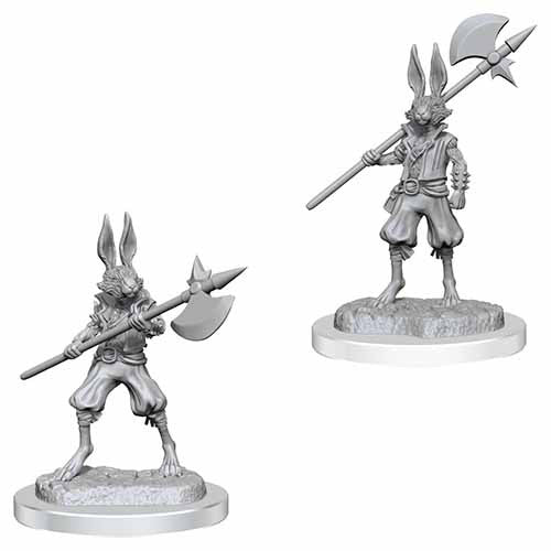 Unpainted Minis: W18: D&D: Harengon Brigands