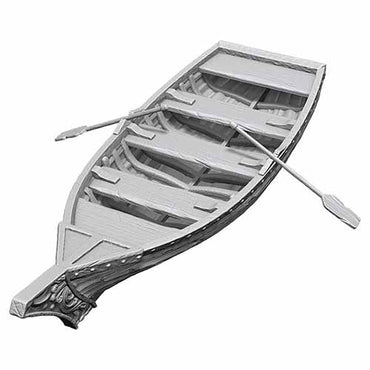 Unpainted Minis: W18: Deep Cut: Rowboat & Oars