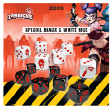 Zombicide 2nd Edition: Special Black and White Dice